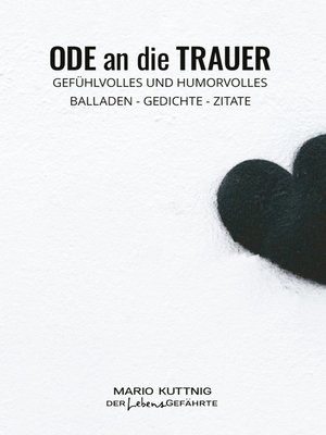 cover image of Ode an die Trauer